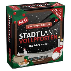 Stadt Land Vollpfosten: Das Kartenspiel – Christmas Edition