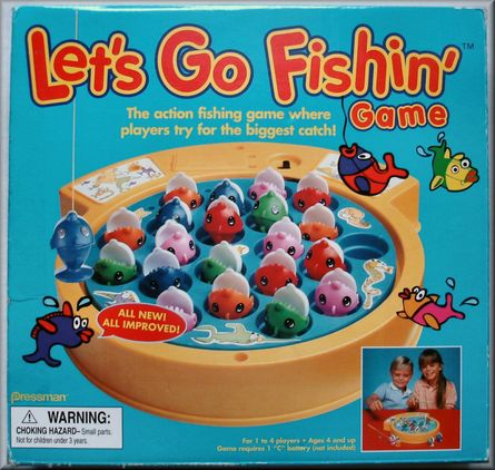 Motorized Board Game Play kid Gift Go Fish Fishing Gone Fishin Game Fun Ages 4 