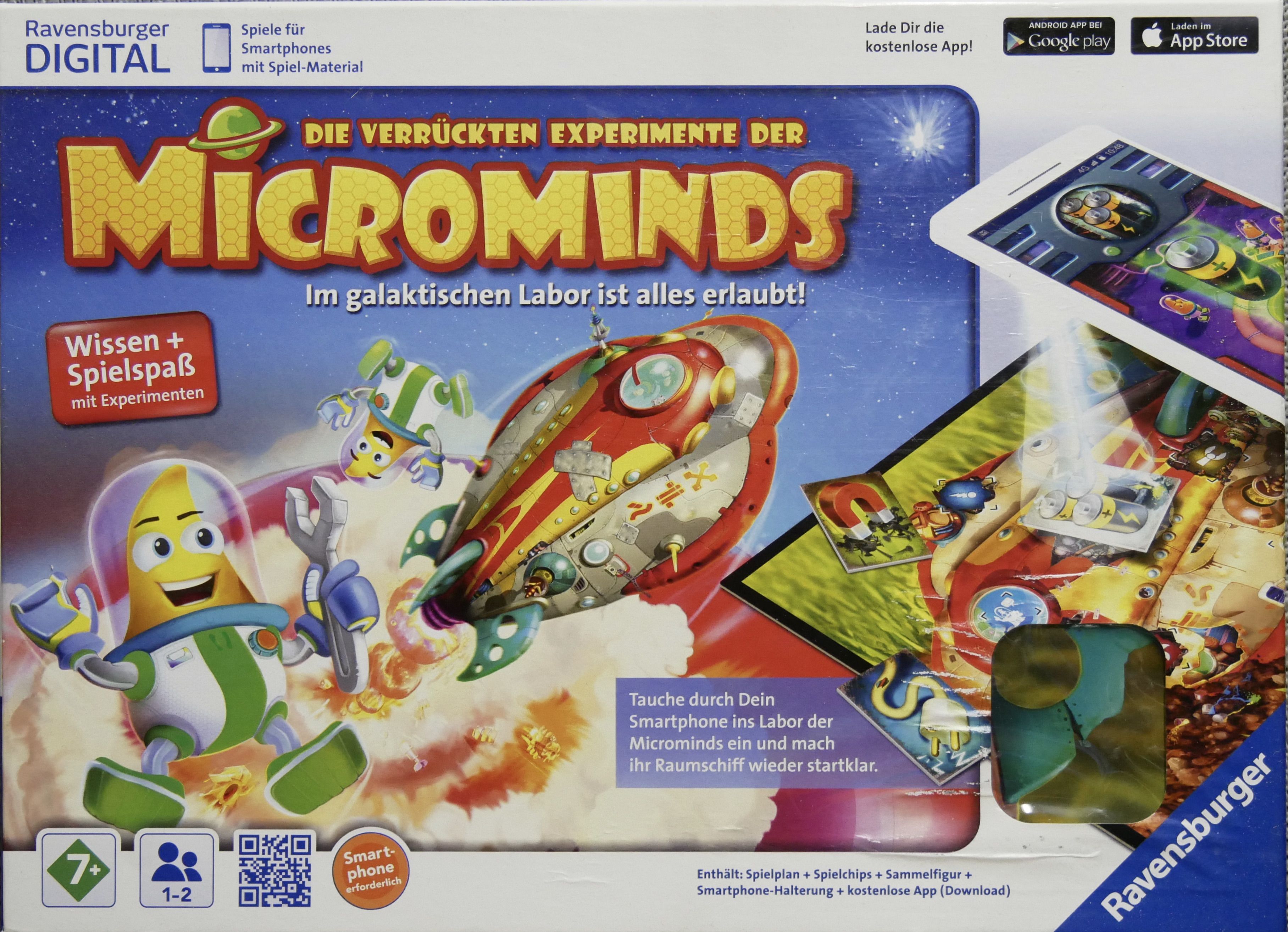 Die verrückten Experimente der Microminds box art