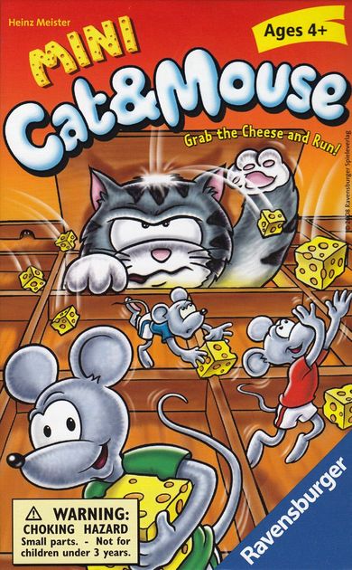 How To Play The Game Cat & Mouse Board Game, 2003 Ravensburger 