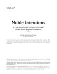 RPG Item: SHL3-07: Noble Intentions