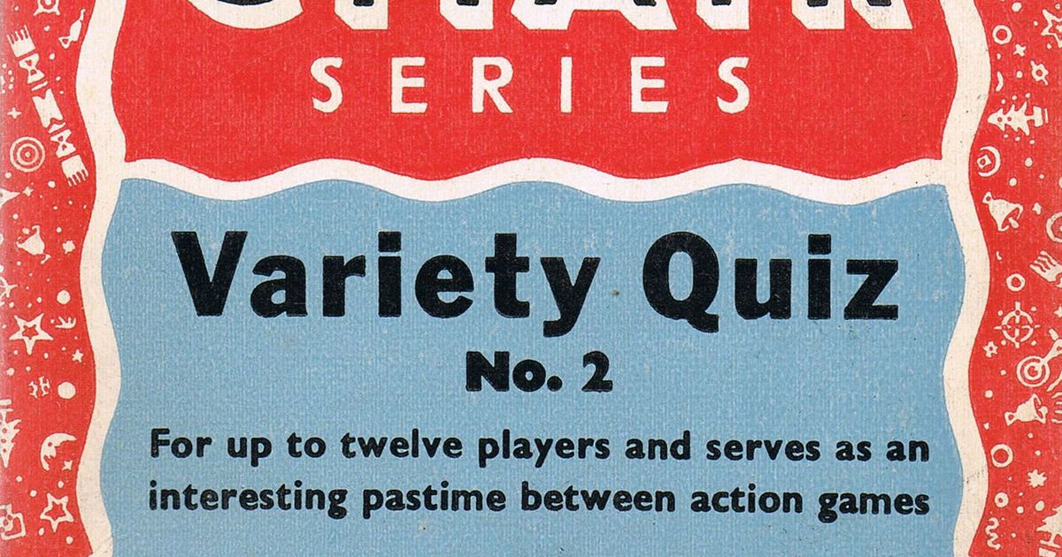 Variety Quiz Board Game BoardGameGeek
