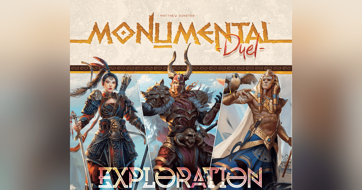 Monumental Duel Exploration Board Game BoardGameGeek