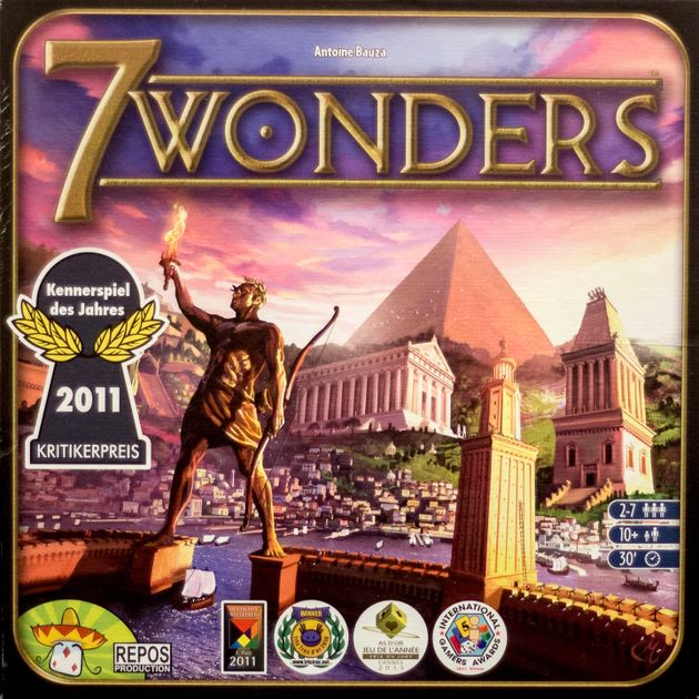 7 Wonders Duel Strategy Board Game for Ages 10 and up, from Asmodee 