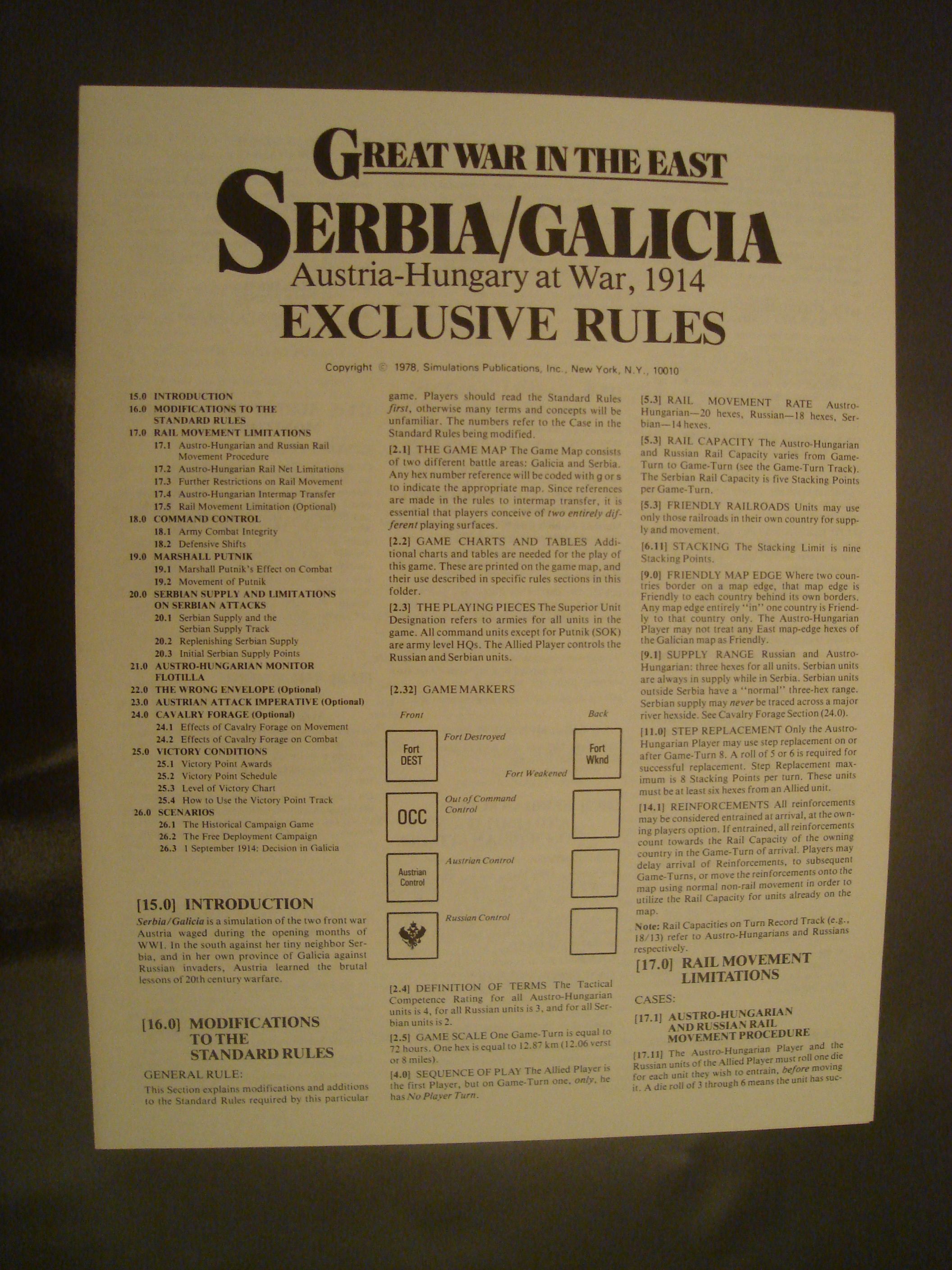 Serbia/Galicia: Austria-Hungary at War, 1914