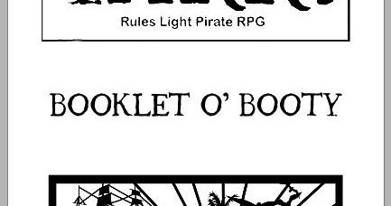 Booklet o' Booty | RPG Item | RPGGeek