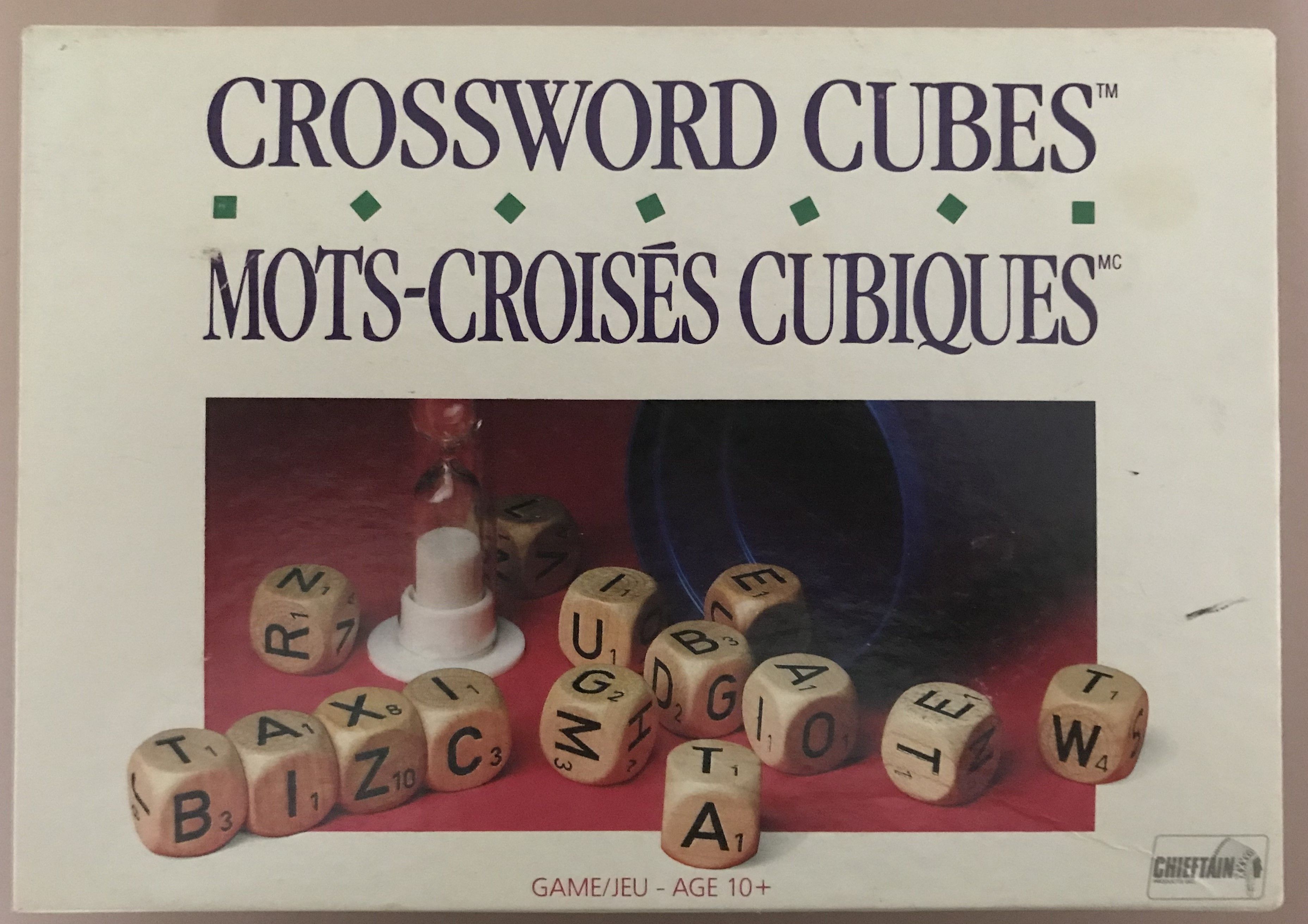 Coperta Scrabble Crossword Cubes Game