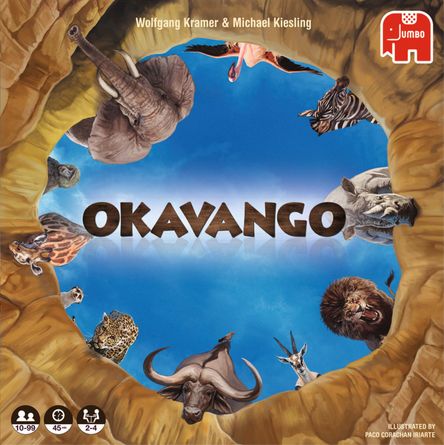 * Jumbo Okavango Espagnol Edition Board Game 10 Ans Animal Safari 67:4 