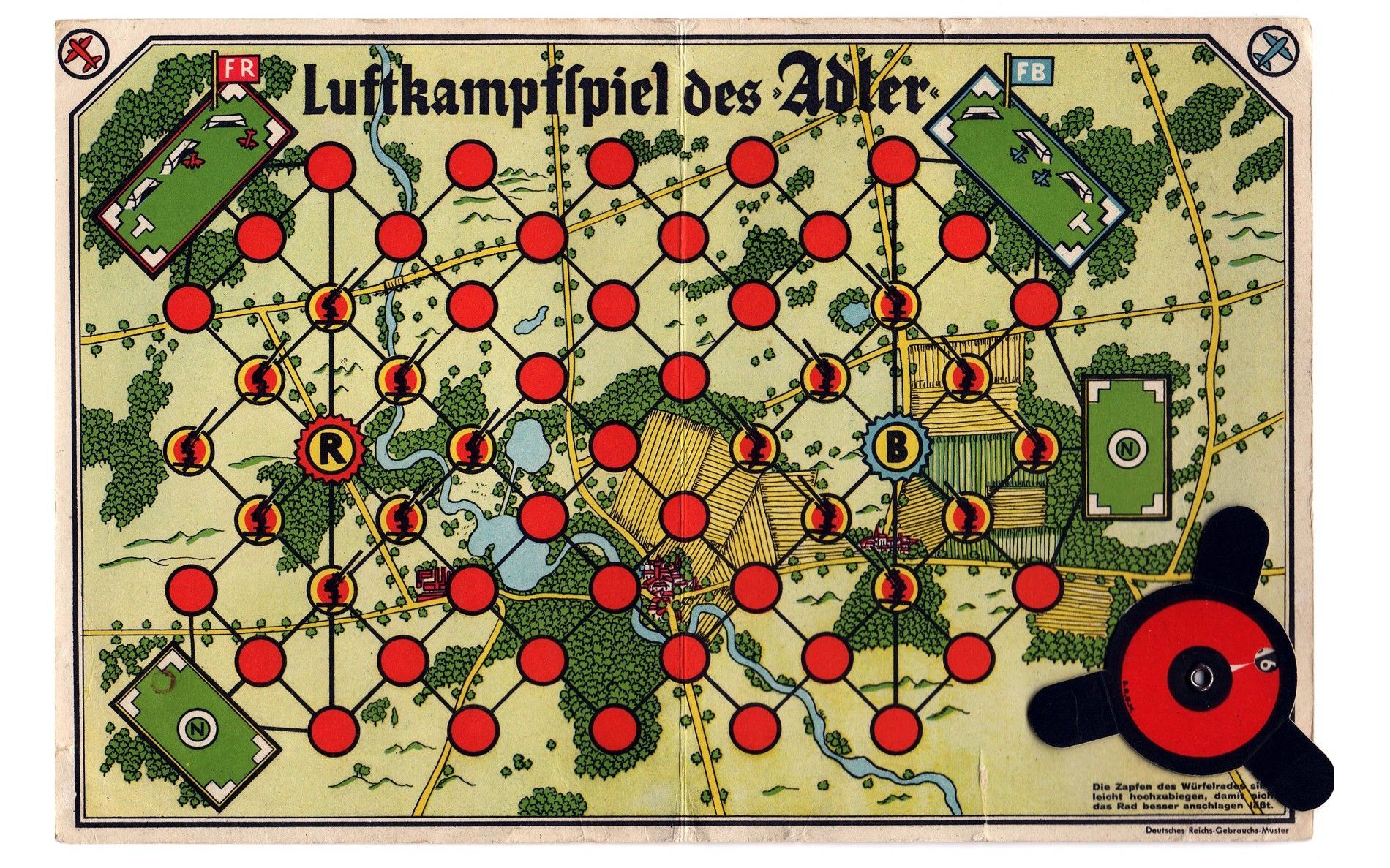 Luftkampfspiel des Adler