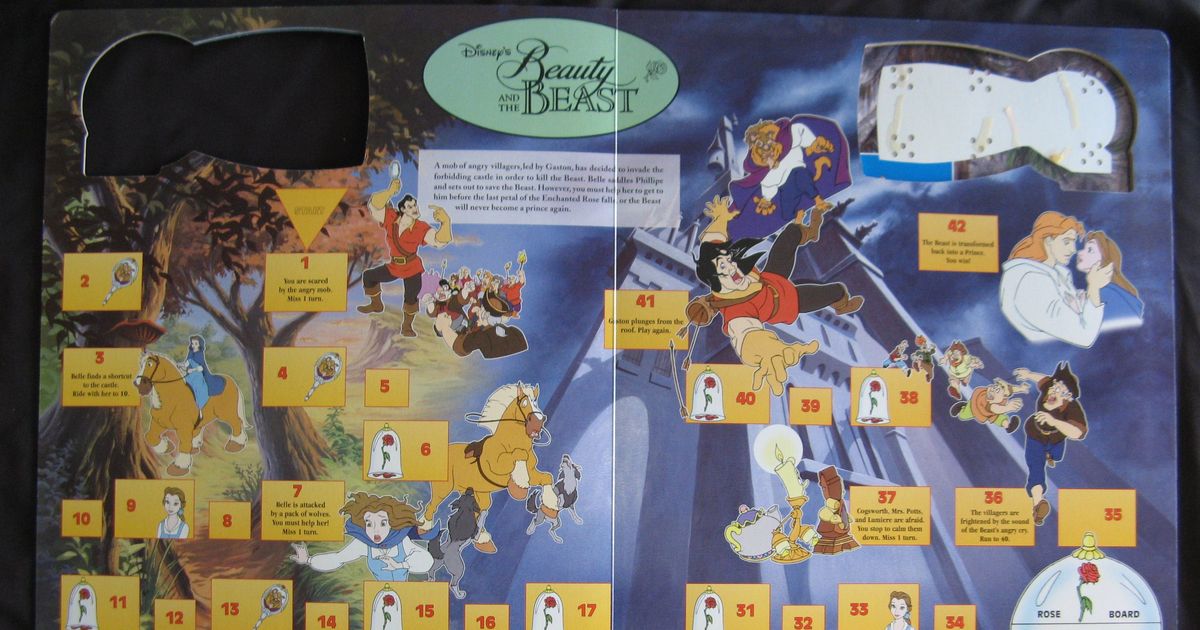Beauty and the Beast Board Game BoardGameGeek