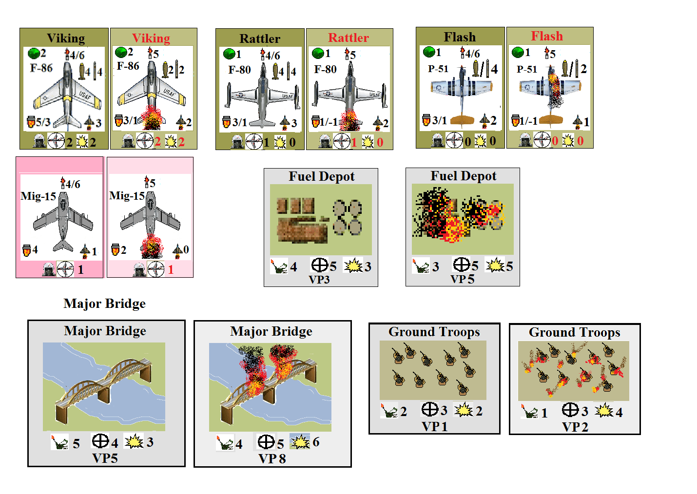 Hunters over Korea: A Solitaire Game of Air Combat over Korea (1950-1953)