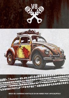 V8: Death racing game in a post apocalyptic world