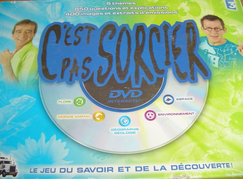 C'est pas sorcier DVD Game box art