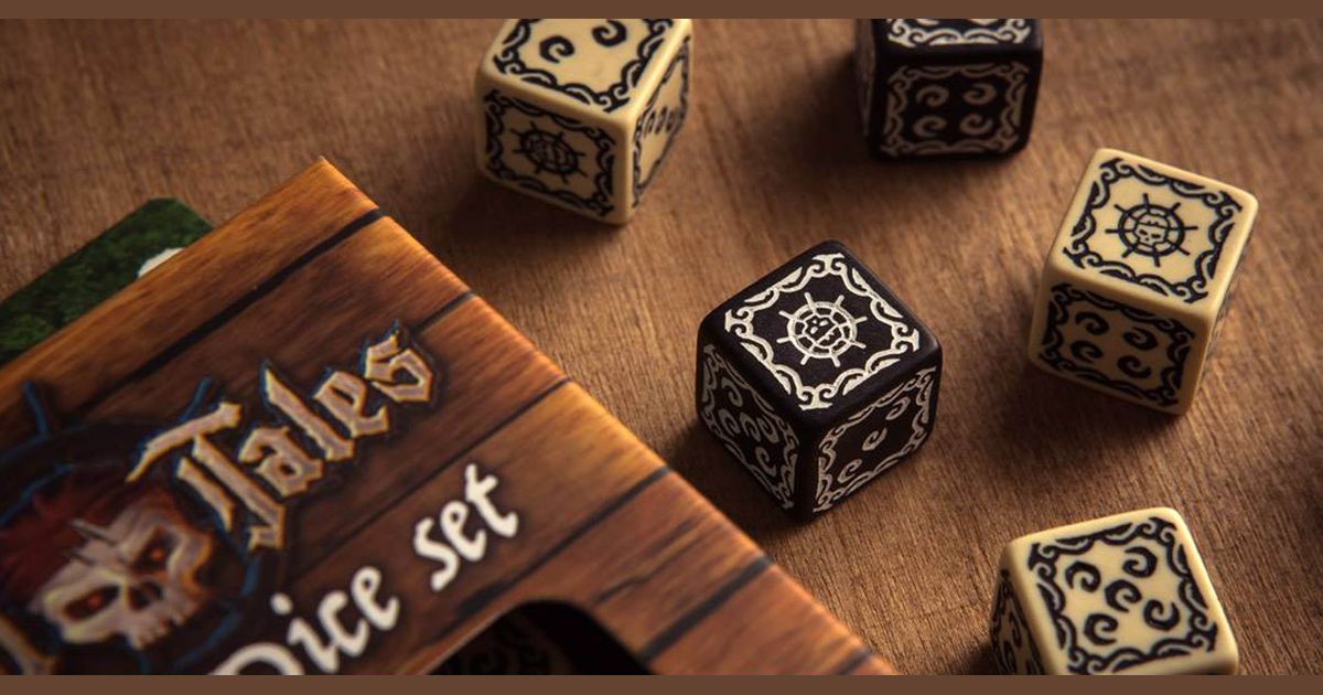 BoardGameGeek Skull Tales: Full Sail! – Pirate Dice Set