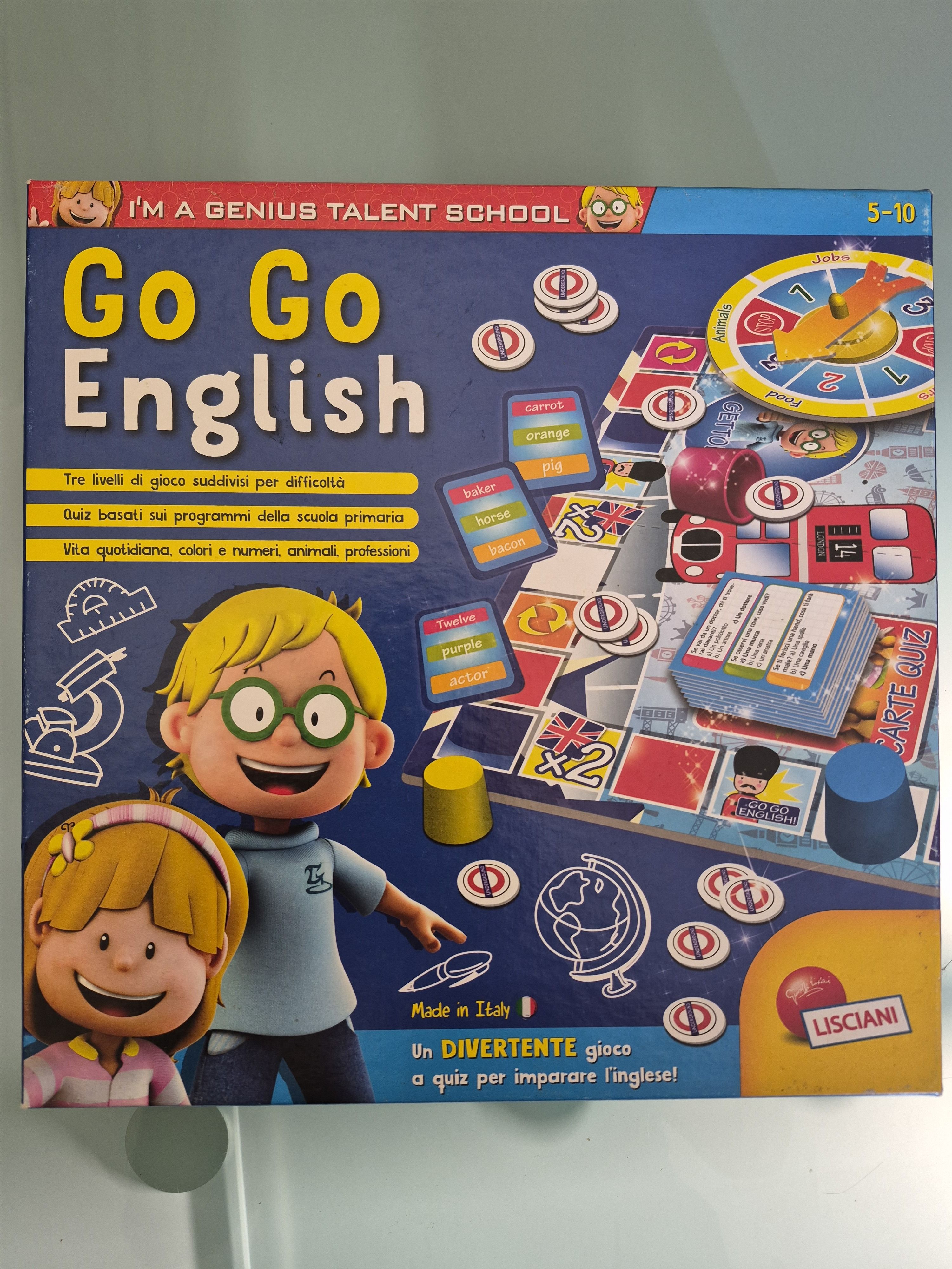 Cover art for I'm a Genius Talent School: Go Go English