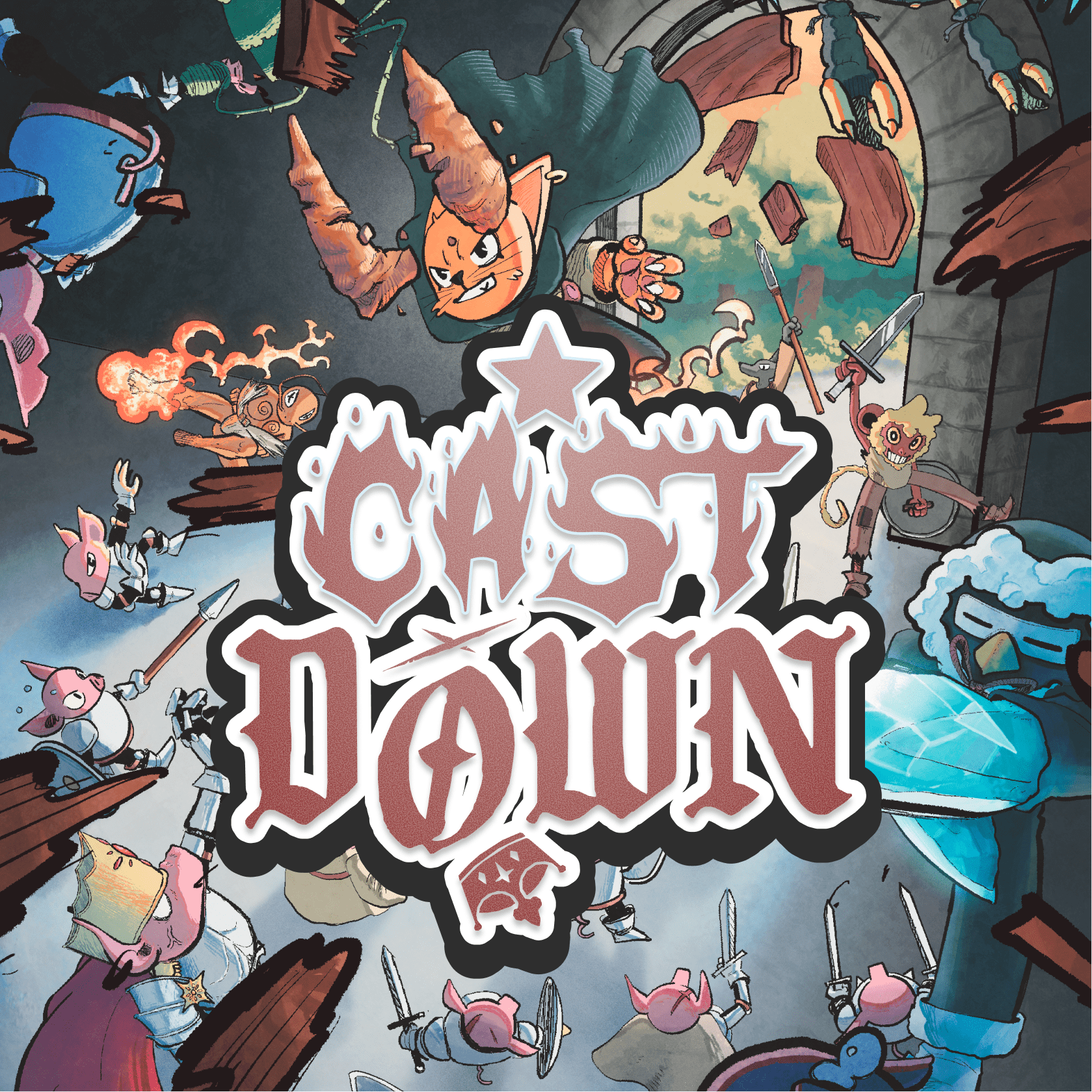 Cover art for Cast Down
