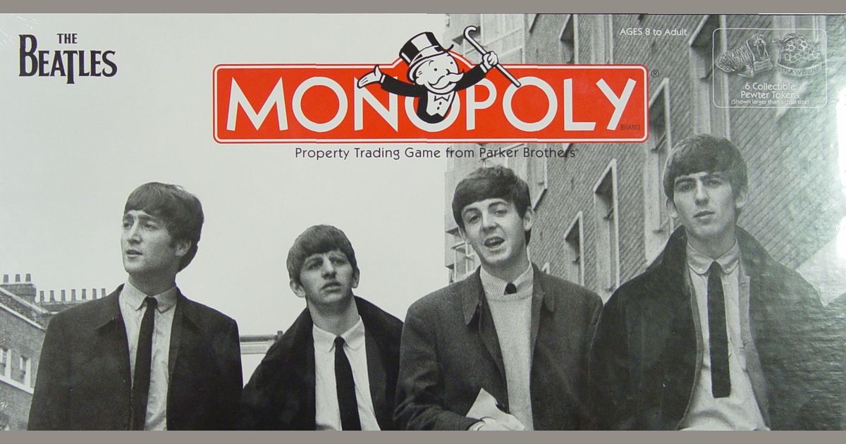 THE BEATLES #NEW The Beatles Edition Monopoly Board Game Winning Moves 