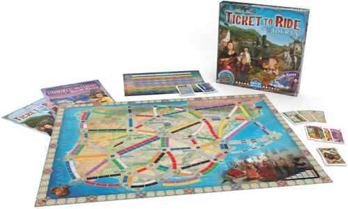 Board Game: Ticket to Ride Map Collection 8: Iberia & South Korea
