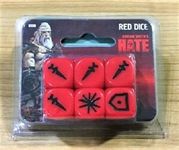 Board Game Accessory: HATE: Red Dice Set