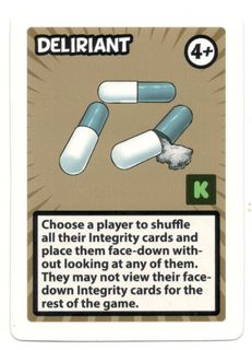 Good Cop Bad Cop: Deliriant Promo Card