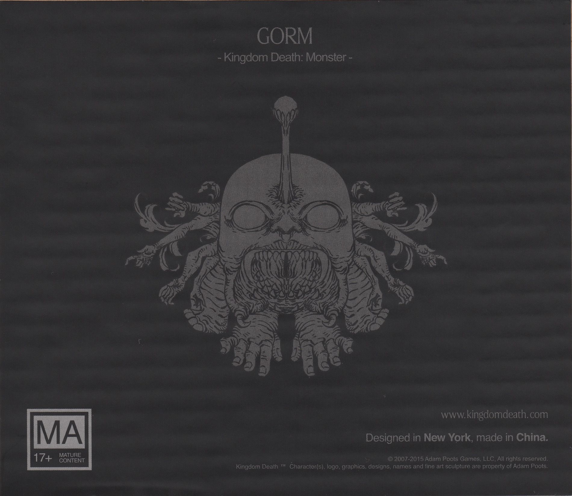 Kingdom Death: Monster – Gorm Expansion cover art