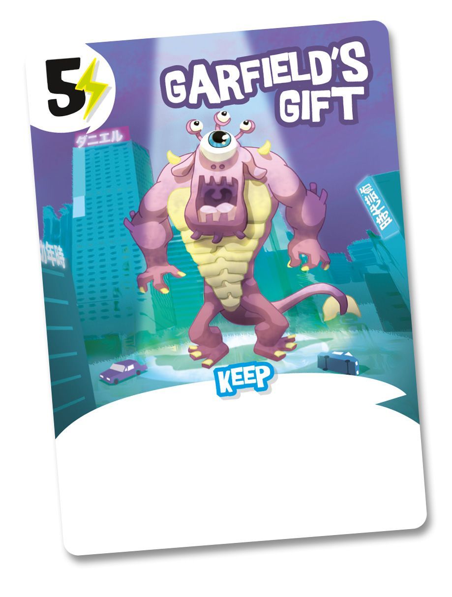 King of Tokyo: Garfield&#039;s Gift Promo Card