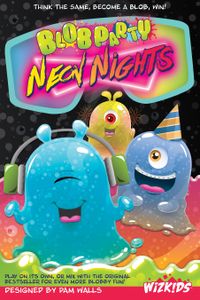 Blob Party Card Neon