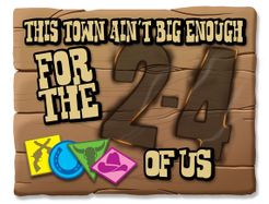 This Town Ain't Big Enough For The 2-4 Of Us box art