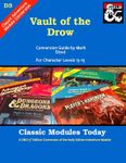 RPG Item: Classic Modules Today D3: Vault of the Drow