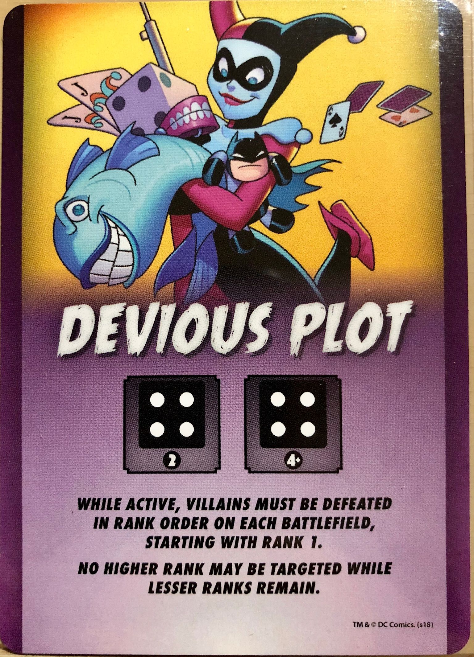 Batman: The Animated Series – Gotham City Under Siege: Devious Plot Promo Card