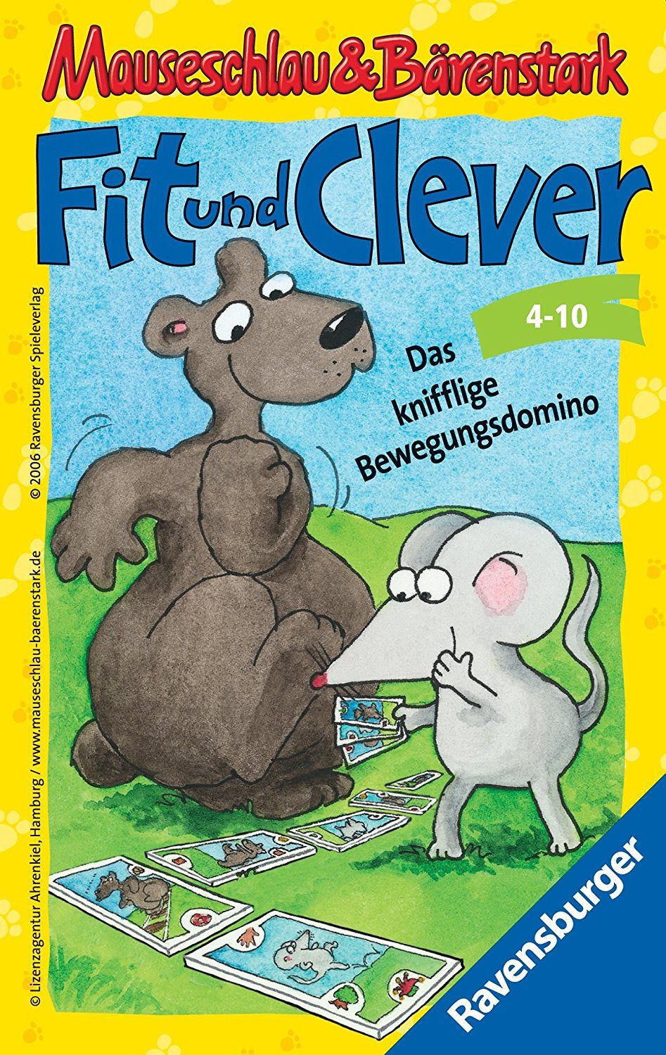 Mauseschlau & Bärenstark: Fit und Clever – Das knifflige Bewegungsdomino cover art