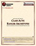 RPG Item: Class Acts: Ranger Archetypes