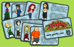 Junkyard Races Character Cards