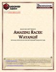 RPG Item: Amazing Races: Wayangs!