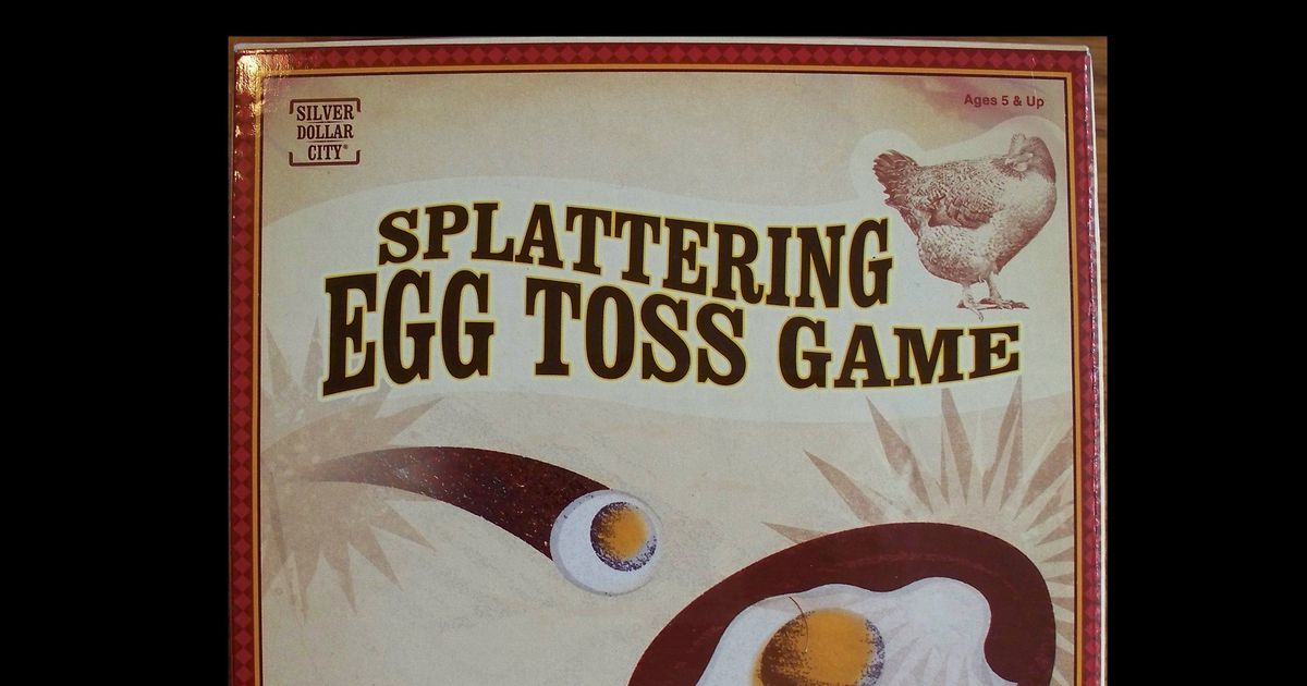 Splattering Egg Toss Game Board Game BoardGameGeek