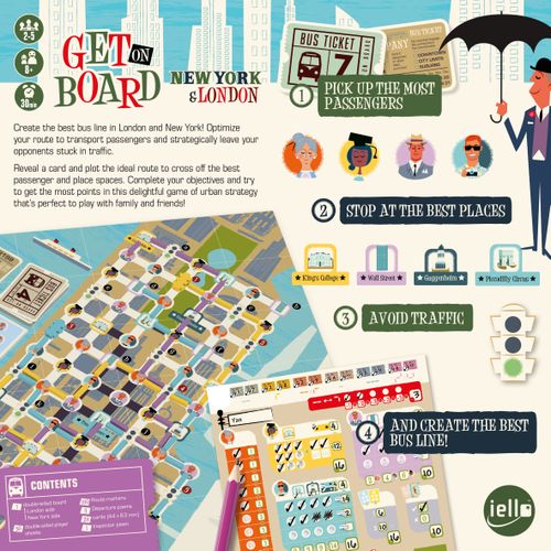 Board Game: Get on Board: New York & London