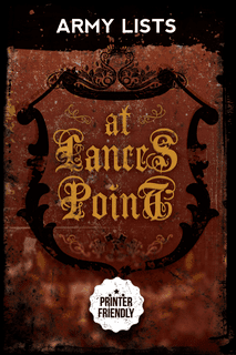 At Lances Point: Army Lists