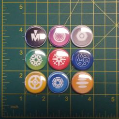 Space Cadets: Bridge Station Insignia Buttons