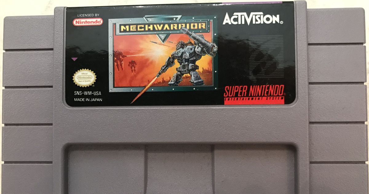 MechWarrior (1993) Video Game BoardGameGeek
