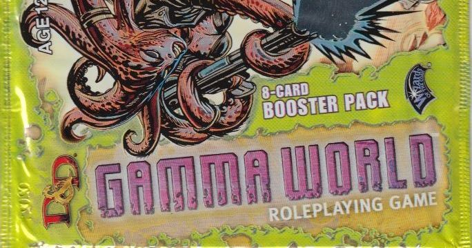 Gamma World RPG Booster Packs | RPG Item | RPGGeek