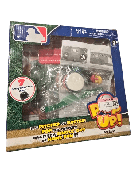 Major League Baseball Pop-up Dice Board Game