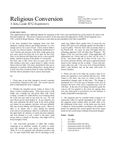 RPG Item: Religious Conversion