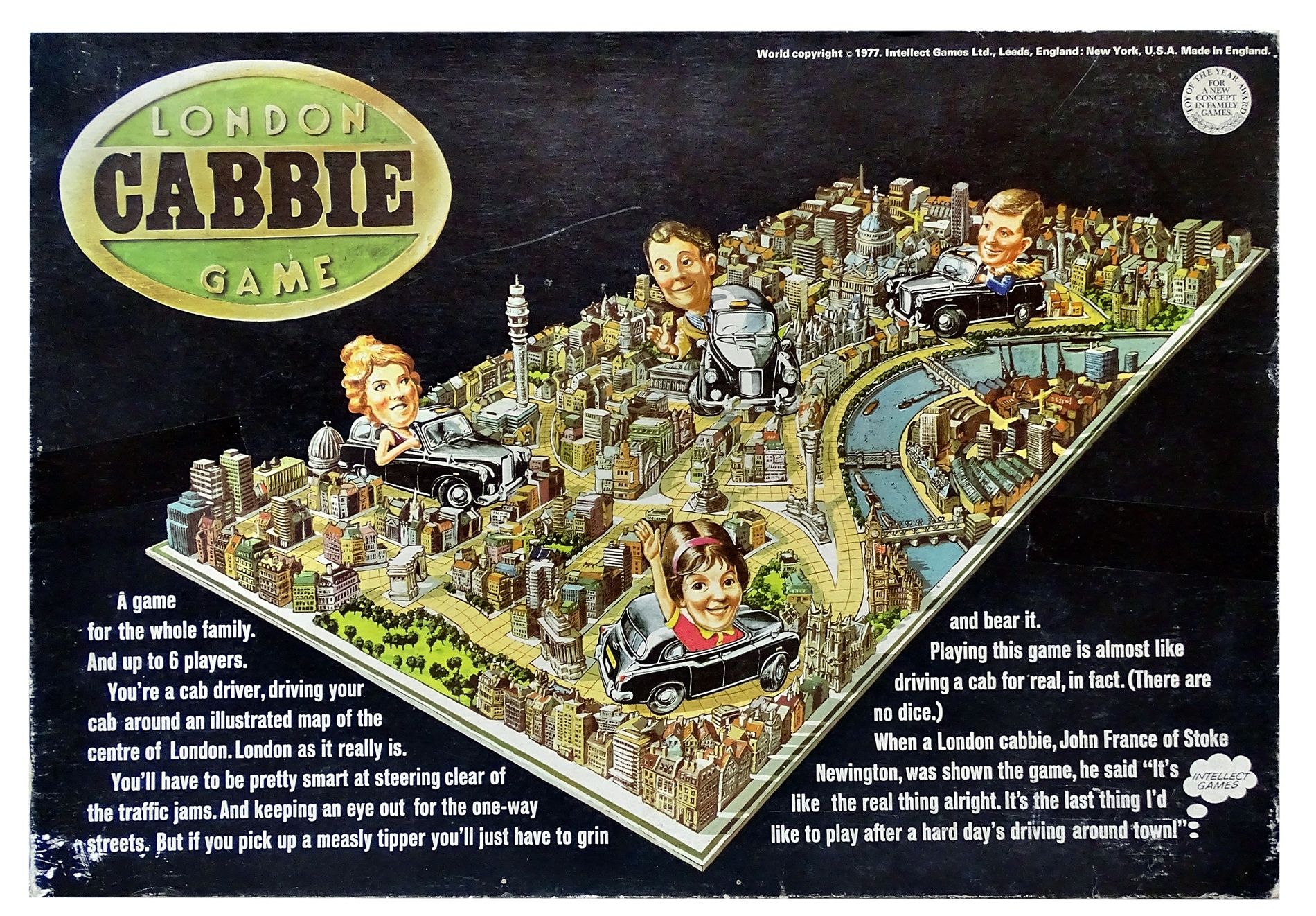 Boîte du jeu London Cabbie Game