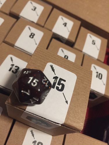 2019 Polyhedral Adventure Dice Advent Calendar - d15-24 | Caution: May  Contain Wargame Like Substance | BoardGameGeek
