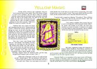 RPG Item: Colours of Magic: Yellow Magic (D20)