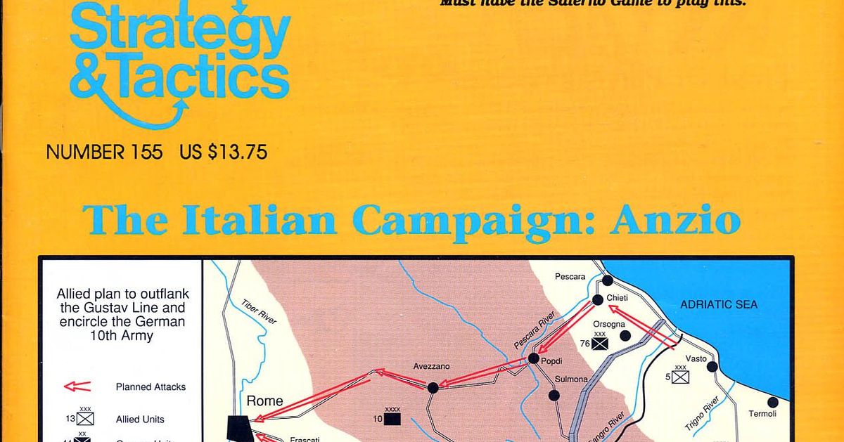 The Italian Campaign: Anzio | Board Game | BoardGameGeek