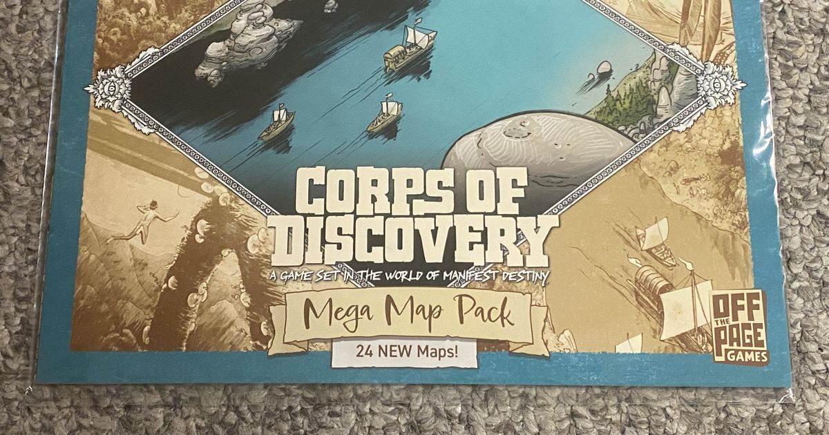 Corps of Discovery: Mega Map Pack | Board Game | BoardGameGeek