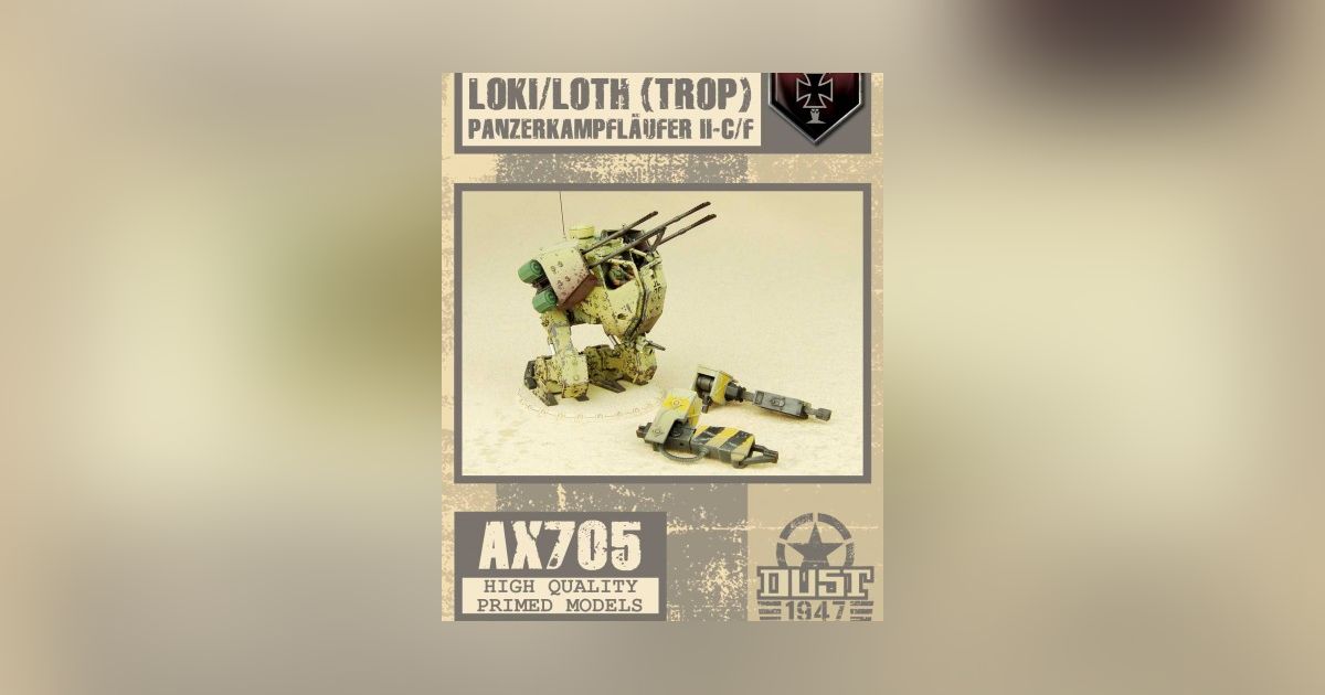 Dust 1947: Loki / Loth (Trop) PanzerKampfLäufer II-C/F | Board