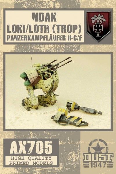 Dust 1947: Loki / Loth (Trop) PanzerKampfLäufer II-C/F cover