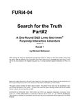 RPG Item: FURI4-04: Search for the Truth Part 2